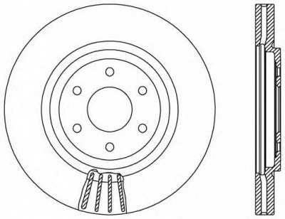 OPEN PARTS bdr254920 -  Тормозной диск
